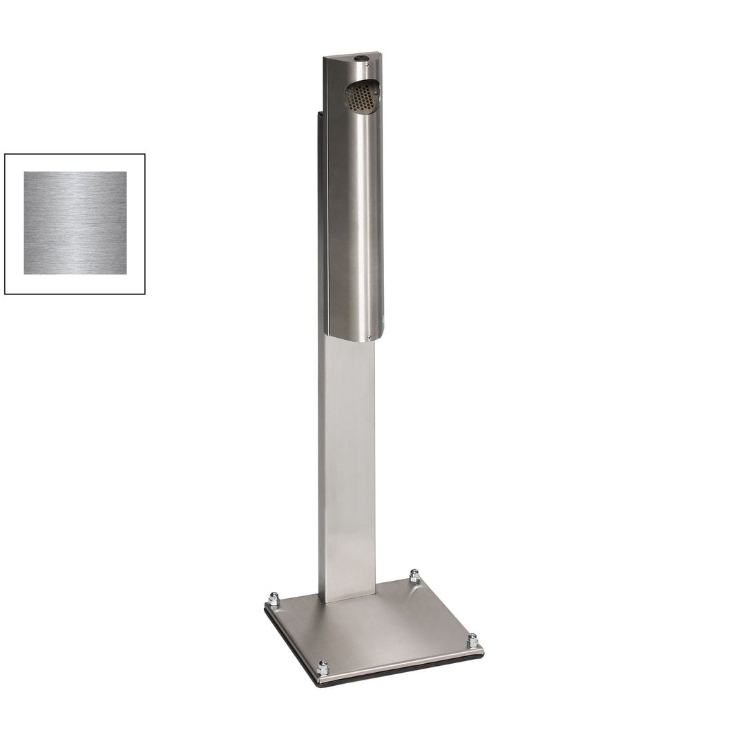 Standascher - verschließbar - Volumen 4 l - 1.250 x 310 x 310 mm (HxBxT) - Edelstahl