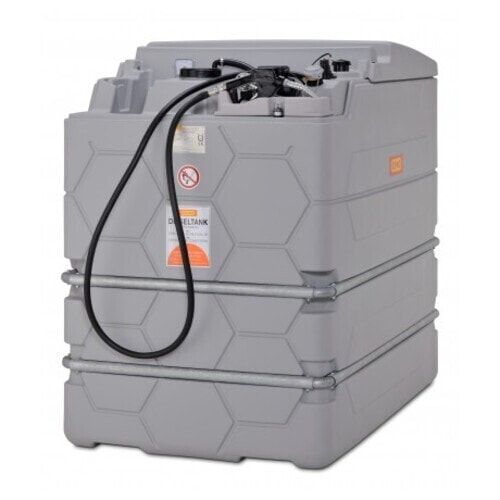 Mobile Schmierstoff Tankanlage - Tankstation mit Schlauchaufroller und Zapfpistole - Volumen 1000 l