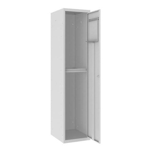 Wäschesammelschrank, Wäscheschrank, Einwurfklappe, Beutelhalter, 1.800 x 400 x 500 mm (HxBxT), Korpus anthrazitgrau, Front anthrazitgrau