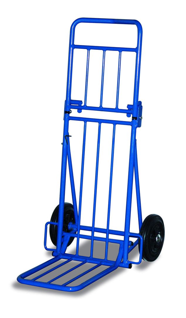 Paketroller - Tragkraft 100 kg - Gummireifen - Schaufel 390 x 295 mm, klappbar