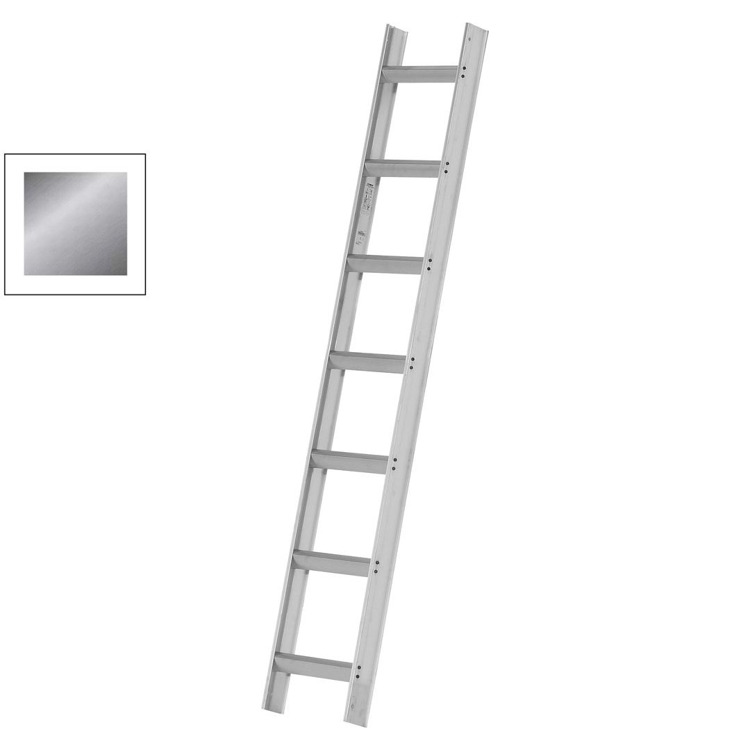 Dachleiter - Aluleiter - 7 Sprossen - Länge 1.950 - Hymer - Alu-natur