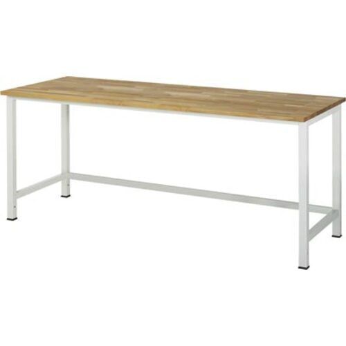 Arbeitstisch - 825 x 2.000 x 800 mm (HxBxT) - Traglast 500 kg - Buche - Anthrazitgrau