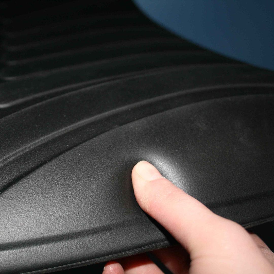 Arbeitsstuhl - ergonomische Polster - Fußring - Sitzhöhe 530-790 mm - PU supersoft, schwarz - Aluminium Fußkreuz - Gleiter