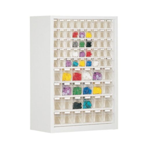 Kleinteilemagazin - Hängeschrank - 910x665x250 mm - 16 Kästen - 1 Größe - enzianblau