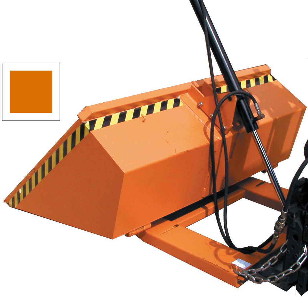 BAUER Staplerschaufel hydraulisch - 1.200 l - 1.500 kg - Doppelgelenk - feuerrot