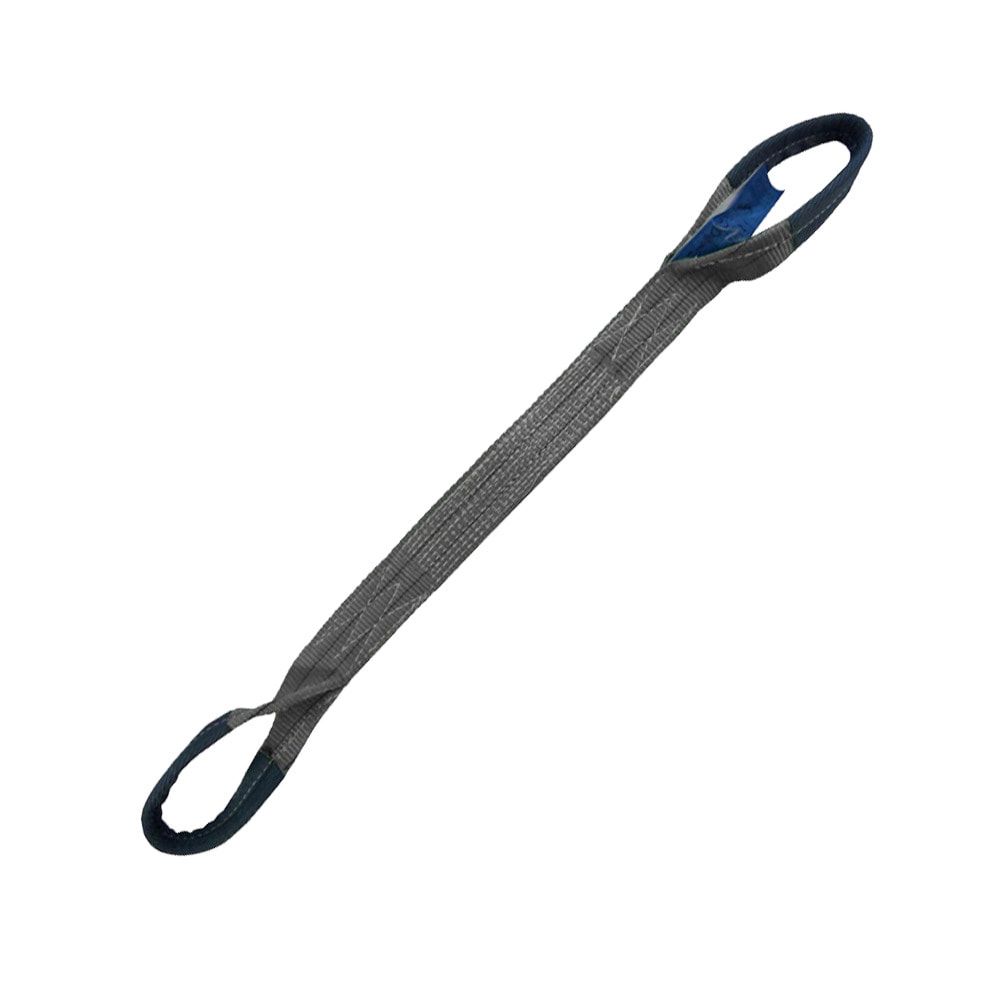 Doppellagiges Hebeband aus Polyester, für Hebezeuge, Kranarme, Stapler, Krane, Traglast 1.000 kg, Länge 2 mm, Farbe Violett, hitzebeständig