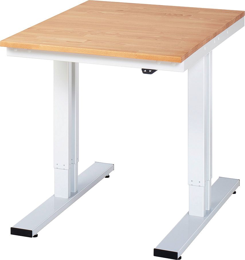 Arbeitstisch - elektrisch höhenverstellbar 720 - 1.120 mm - 750 x 1.000 mm (BxT) - Traglast 300 kg - Buche