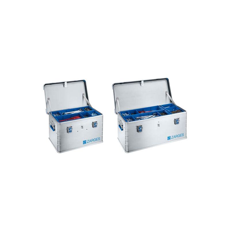 Zarges Werkzeugbox - Eurobox - 60 l - Aluminium - Transportboxen - Stapelboxen