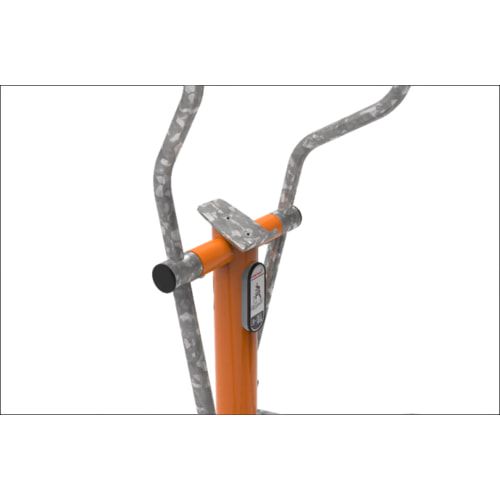 Crosstrainer, gelenkschonend, Ober-Unterkörper, 10 Widerstandsstufen, Magnetbremssystem, Handyhalterung, 1.670 x 700 x 1.650 mm (HxBxT), Grau