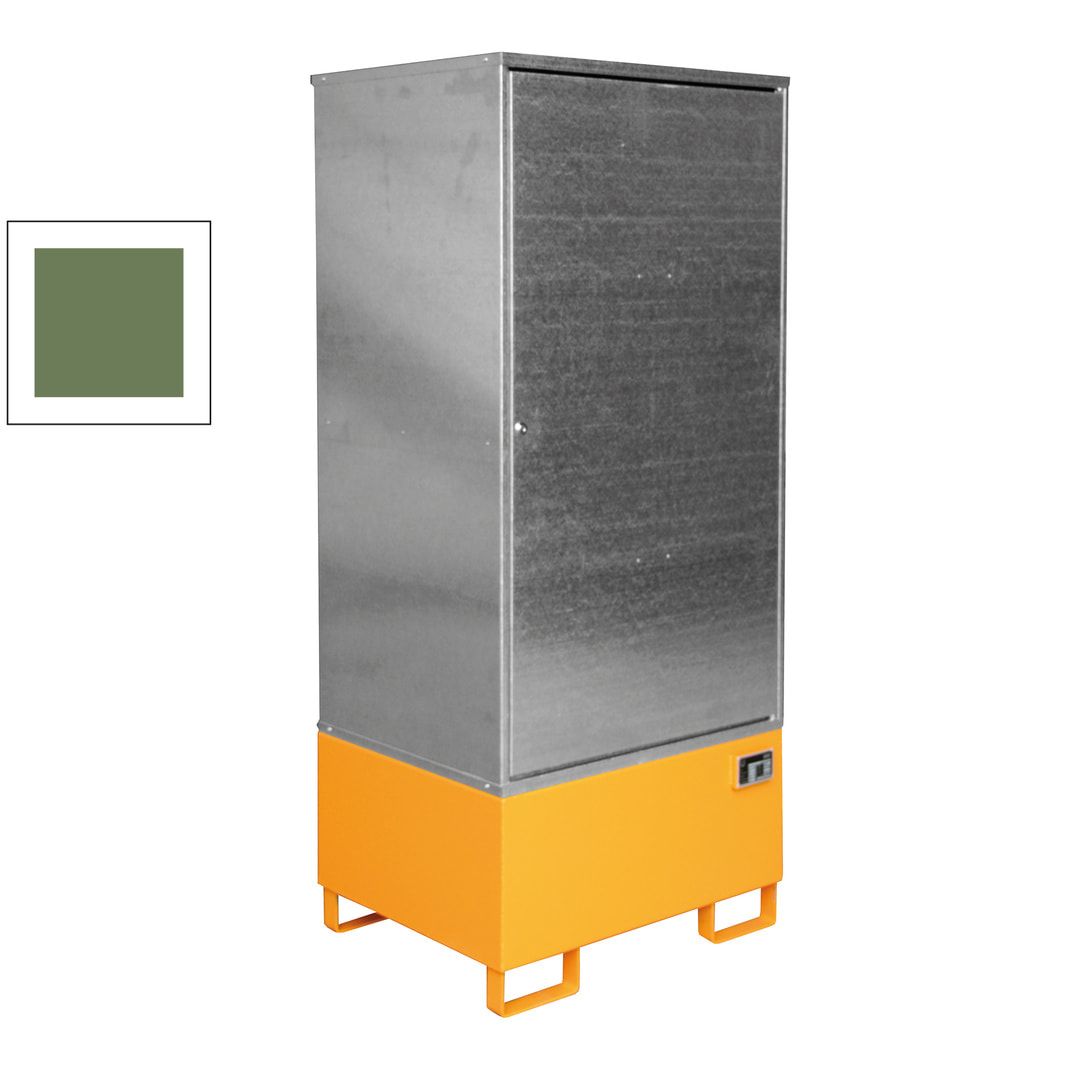 Gefahrstoffschrank für ein 200-l-Fass - Auffangvolumen 200 l - feuerrot