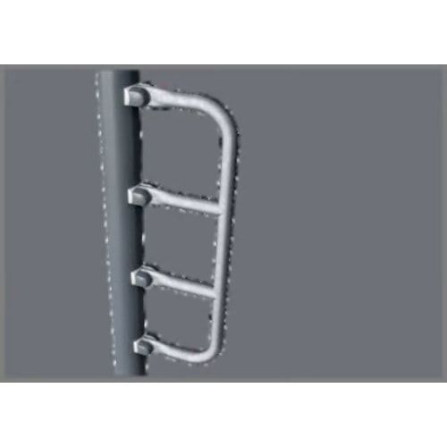 Push Up- und Pull Up-Station, 4 Höhen, Street Workout, Liegestütze, Klimmzüge, Fitness-App, pulverbeschichtet, 2.400 x 120 x 1.190 mm (HxBxT), Grau