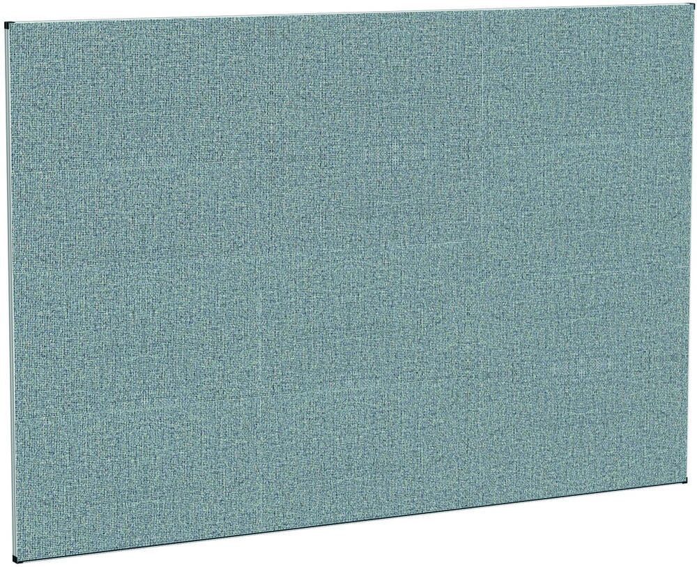 Stellwand, Trennwand, Raumteiler, Sichtschutz, schallabsorbierend, Stoffbespannung, pinnbar, Alurahmen, 1.200 x 1.000 x 27 mm (HxBxT), Calypso rot