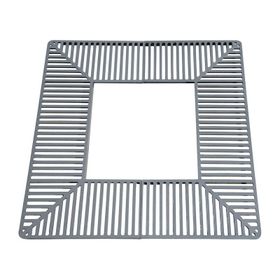 Baumrost, Baumschutzgitter, Stahlblech verzinkt, 10 mm stark, quadratisch, Größe wählbar, verschiedene Farben