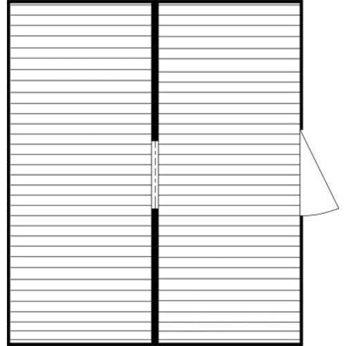 Container, Lagercontainer, Schnellbaucontainer, Materialcontainer, Baucontainer, Gerätehaus, zerlegt, 2.150 x 5.080 x 4.340 mm (HxBxT)