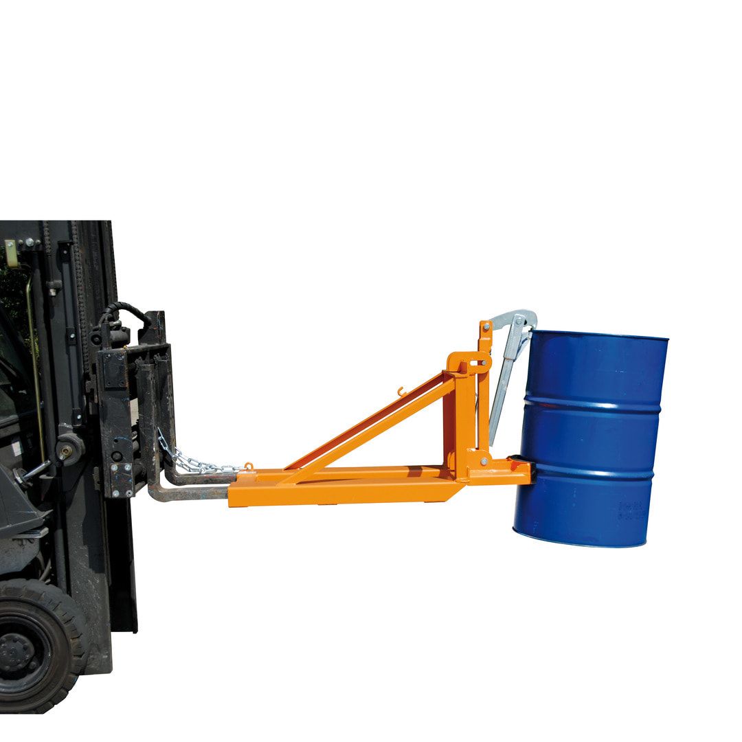 BAUER Fasslifter - 1 x 200/220-l-Fass - feuerrot