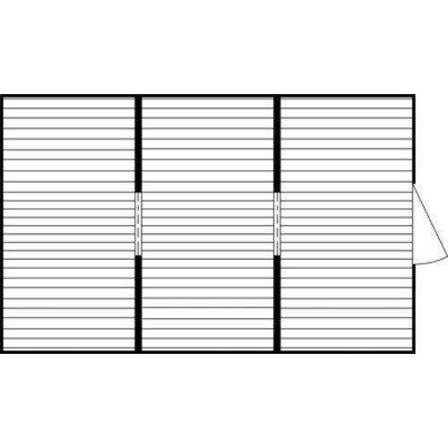 Container, Lagercontainer, Schnellbaucontainer, Materialcontainer, Baucontainer, Gerätehaus, zerlegt, 2.150 x 4.050 x 6.520 mm (HxBxT)