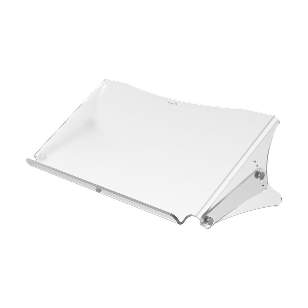 Dokumentenhalter - Tablet-Halter - Schreibtischorganizer - 235 x 536 x 278 mm (HxBxT) - Acryl glänzend - höhenverstellbar