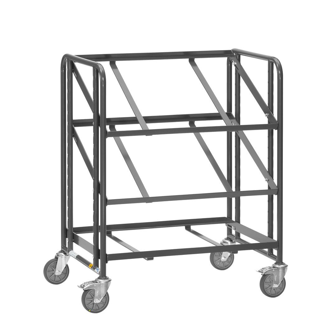 Fetra - ESD-Eurokastenwagen mit Etagenrahmen - Tragkraft 250 kg - 1.101 x 935 x 666 mm (HxBxT) - 3 Etagen