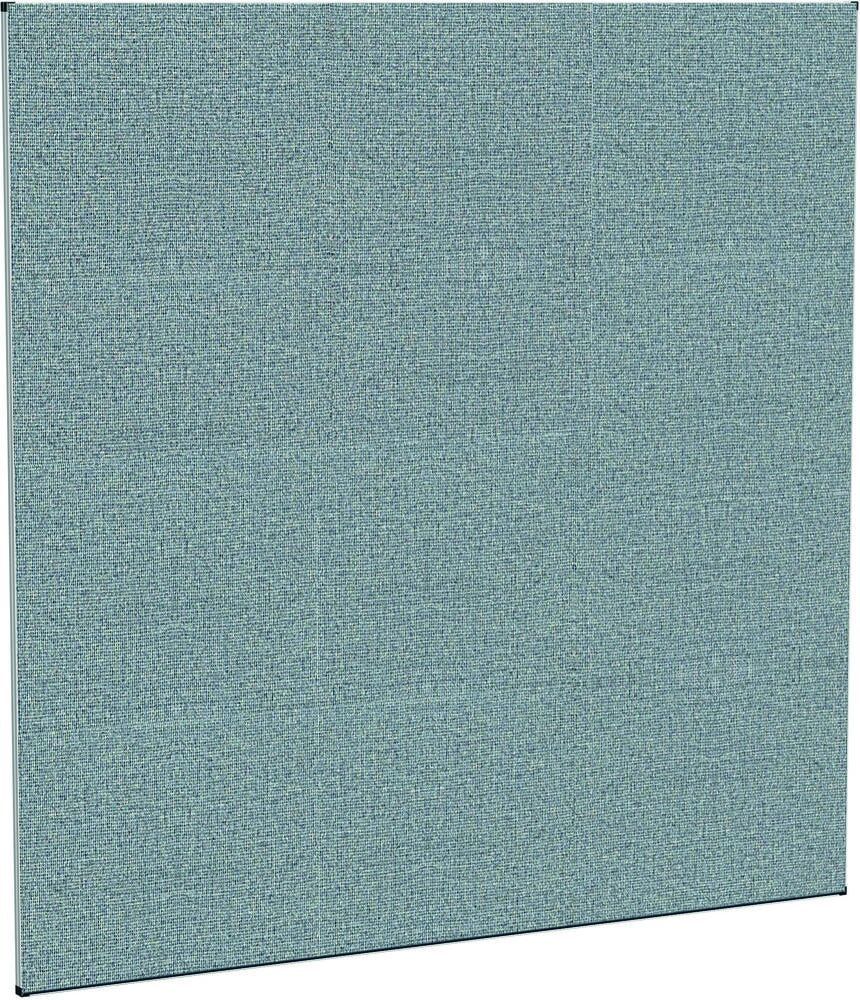 Stellwand, Trennwand, Raumteiler, Sichtschutz, schallabsorbierend, Stoffbespannung, pinnbar, Alurahmen, 1.600 x 1.200 x 27 mm (HxBxT), Calypso rot