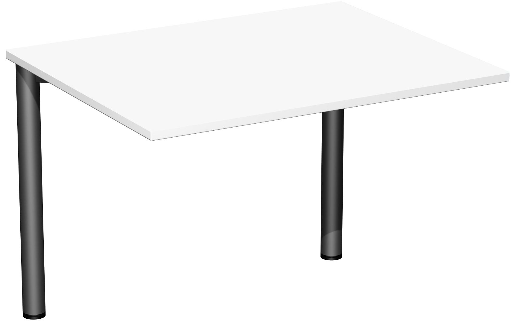 Schreibtisch - 4-Fuß Flex - Bürotisch - 720 x 1.000 x 800 mm (HxBxT) - Gestell anthrazit - Ahorn