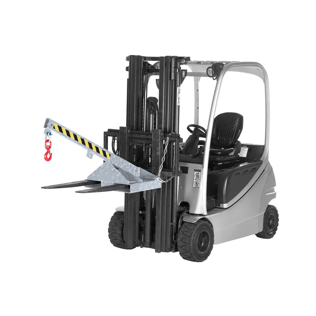 Lastarm - starr, Neigung 25 Grad - Länge 1.390 mm - Traglast 350 - 1.000 kg - enzianblau