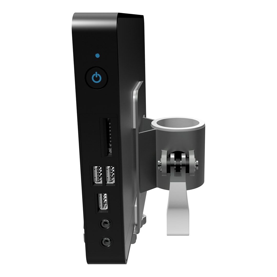 Thin-Client-Halterung, Computerhalterung, für Monitorarm, Workstation, Viewmate, 42 - 65 mm, höhenverstellbar