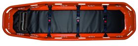 Einteilige Schleifkorbtrage, Bergungstrage, Rettungstrage, Höhenrettung, Tiefenbergung, Bergrettung, ABS, Aluminium, bis 315 kg, 189 x 618 x 2.178 mm