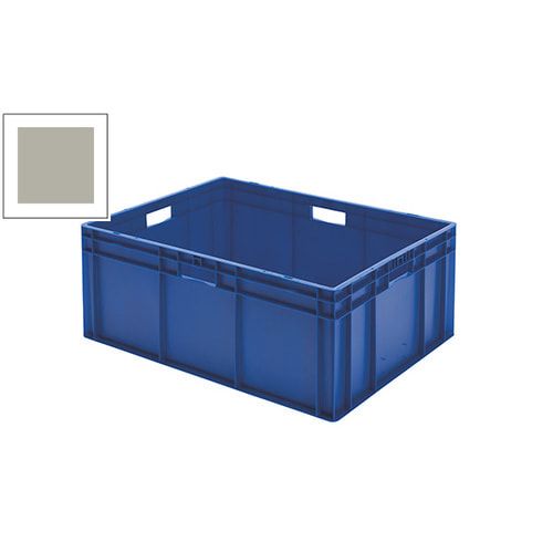 Eurobox - Eurokasten - Volumen 127 l - Boden und Wände geschlossen - 320 x 600 x 800 mm (HxBxT) - VE 1 Stk. - blau