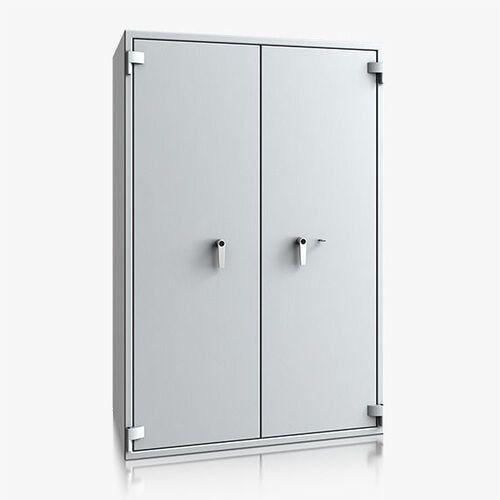 Dokumententresor, Geldschrank, Safe, VdS Klasse 2, 60 Minuten feuerfest, Türen 2-flügelig, 1.905 x 1.252 x 580 mm (HxBxT), Farbe lichtgrau