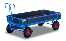 Handpritschenwagen - Traglast 700 kg - Bereifung und Ladefläche wählbar