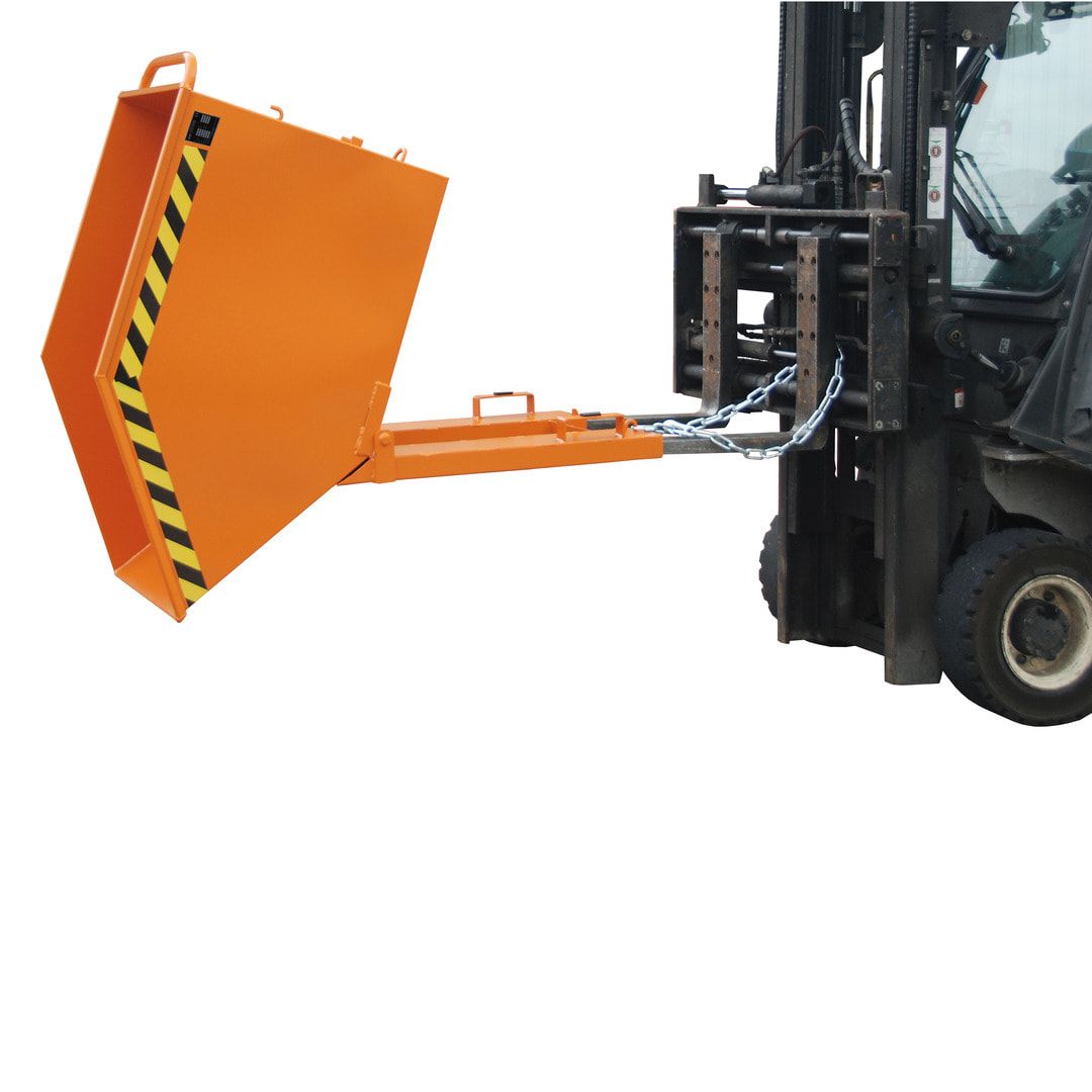BAUER Muldenkipper - 1.000 l - 300 kg - HxBxT 980 x 1.110 x 1.420 mm - feuerrot