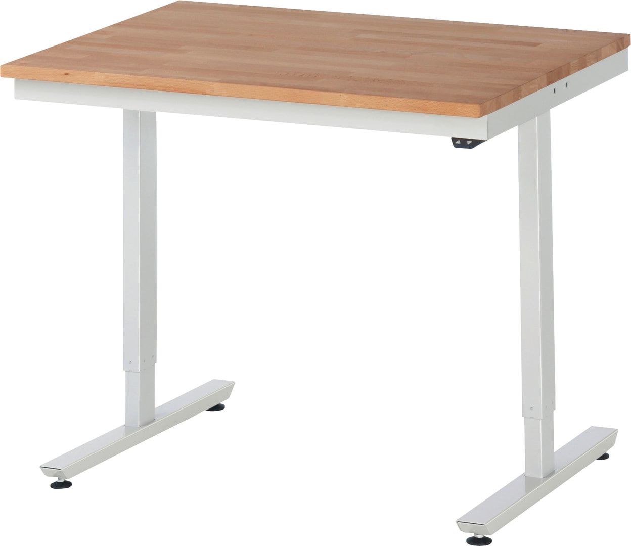 Arbeitstisch - elektrisch höhenverstellbar 720 - 1.120 mm - 1.000 x 700 mm (BxT) - Traglast 150 kg - Buche