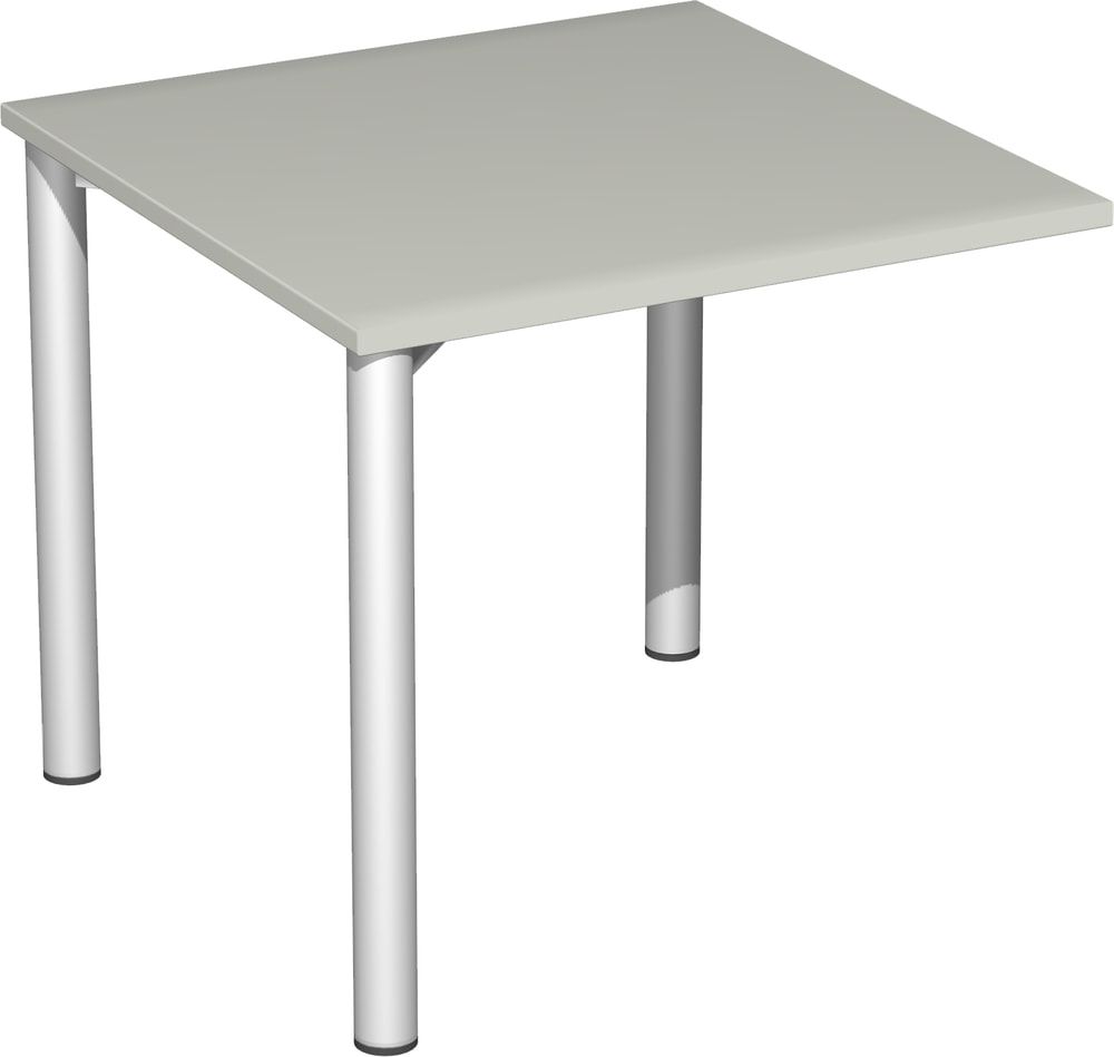 Schreibtisch - 4-Fuß Flex - Bürotisch - 720 x 1.000 x 800 mm (HxBxT) - Gestell anthrazit - Ahorn