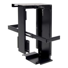 Computerhalterung - diebstahlgeschützt - Computergehäuse-Halterung - PC-Halter - verstellbar - Stahl - 570 x 210 x 490 mm (HxBxT)