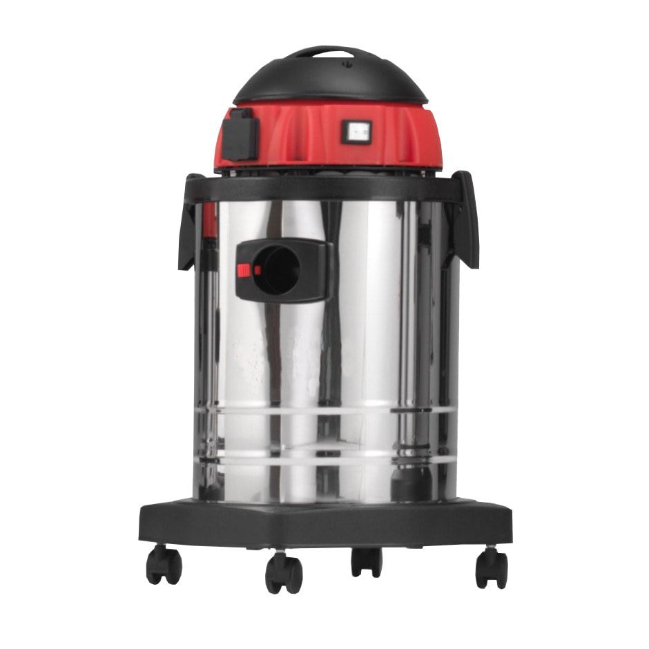 Industriesauger mit Steckdose - Nass- Trockensauger - 1.200 W - Volumen 15 l - 520 x 400 x 400 (HxBxT)