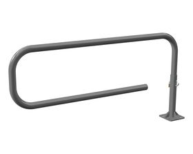 Drehschranke, Schlagbaum, Haarnadelform, Stahlrohr, 1.800 mm breit, Farbe wählbar