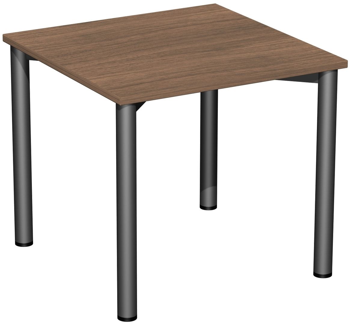 Schreibtisch - 4-Fuß Flex - Bürotisch - 720 x 1.200 x 600 mm (HxBxT) - Gestell anthrazit - Ahorn