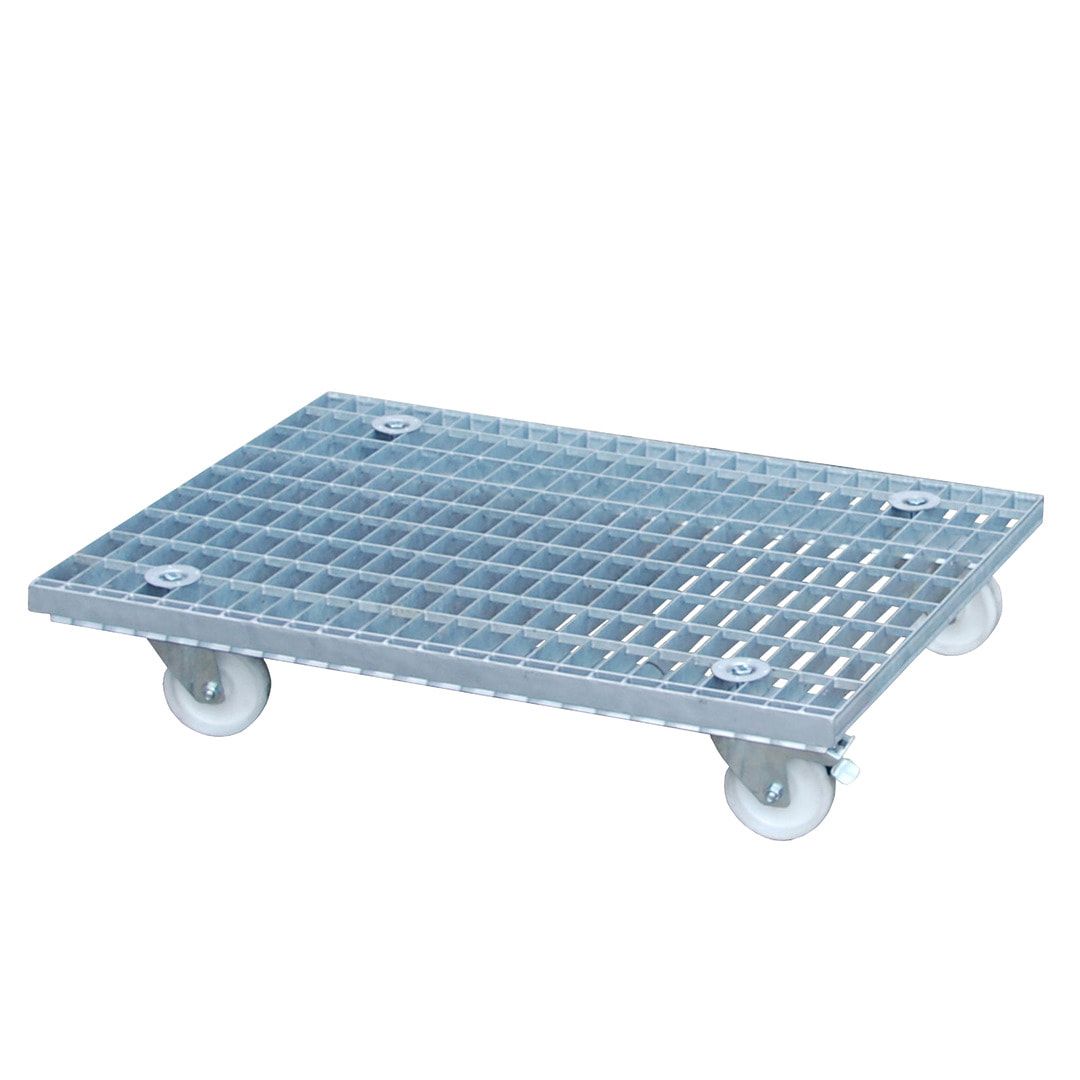 Gitter-Transportroller - 450 kg - 160 x 420 x 780 mm (HxBxT) - feuerverzinkt