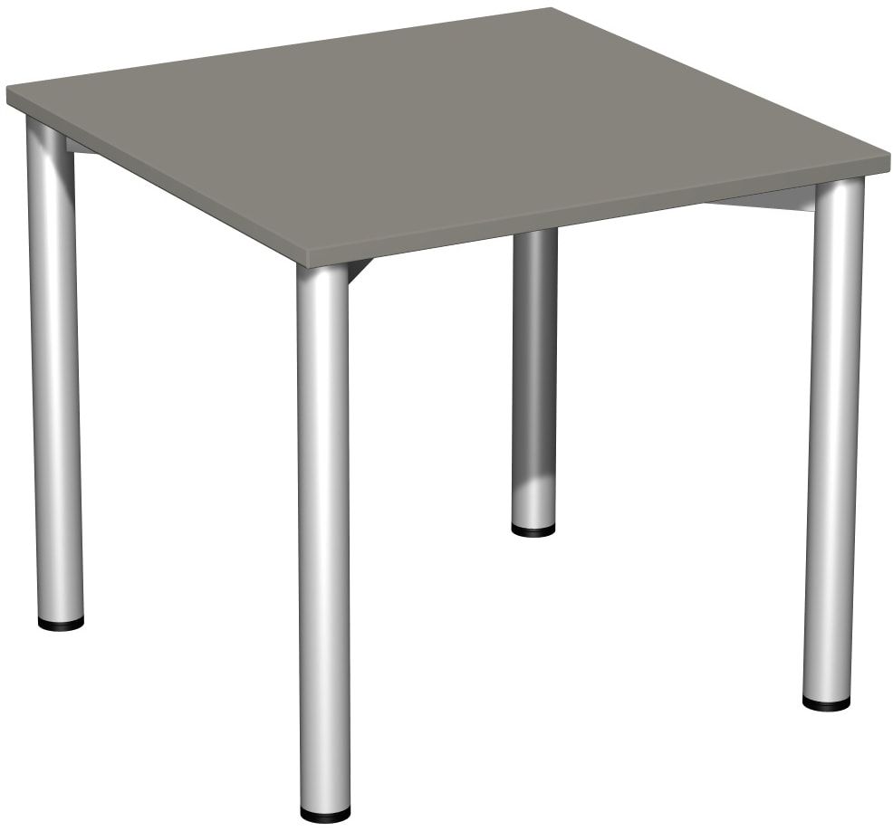 Schreibtisch - 4-Fuß Flex - Bürotisch - 720 x 1.200 x 600 mm (HxBxT) - Gestell anthrazit - Ahorn