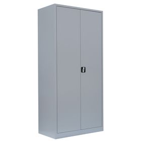 Aktenschrank, Büroschrank, abschließbar, Flügeltüren, 4 Fachböden, 1.950 x 925 x 422 mm (HxBxT), Stahl, Farben wählbar