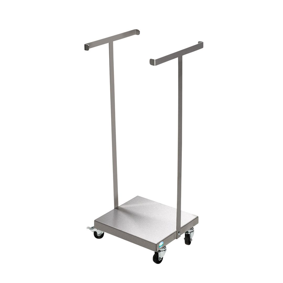Fahrbarer Müllsackständer - für 60 oder 120 l Säcke - Edelstahl