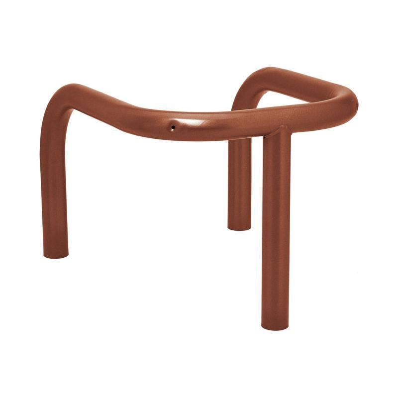 3-Punkt-Schutzbügel, Rammschutz, steckbar, Einbetonierung, 775 x 650 x 650 mm (HxBxT), Durchmesser 60 mm, Farbe enzianblau