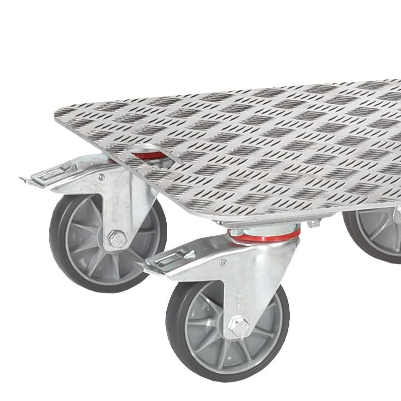 Fetra - Kistenroller - 0,4 t - (HxBxT) 185 x 500 x 500 mm - m. Tränenblech