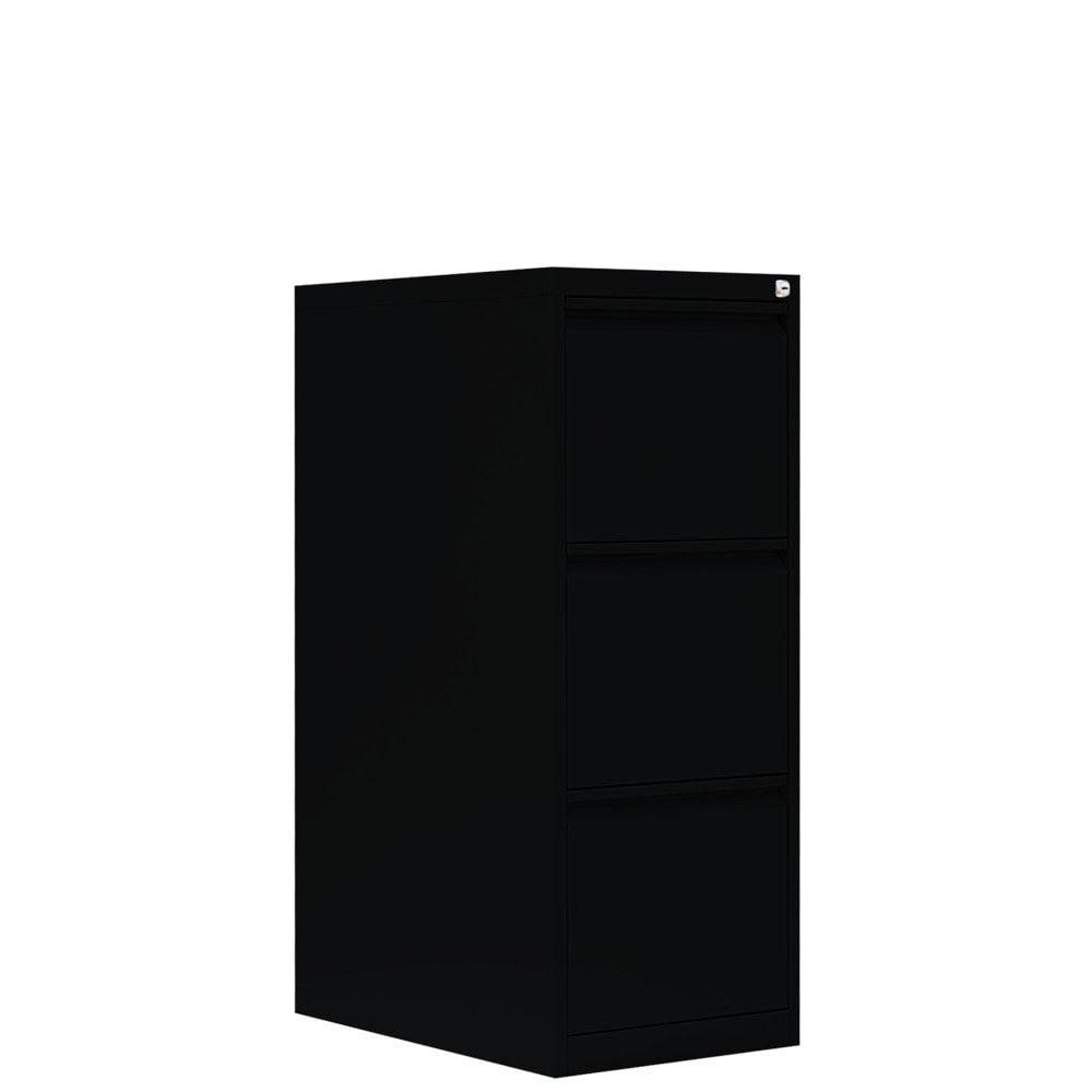 Hängeregistraturschrank, Hängeregisterschrank, 3 Schubladen, 1-bahnig, DIN A4, 1.010 x 400 x 620 mm (HxBxT), Korpus- und Schubladenfarbe wählbar