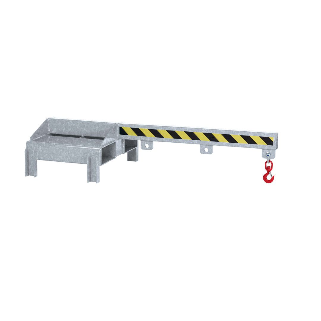 Lastarm für Deichselstapler - Traglast 250-1.000 kg - Länge 1.500 mm - anthrazitgrau