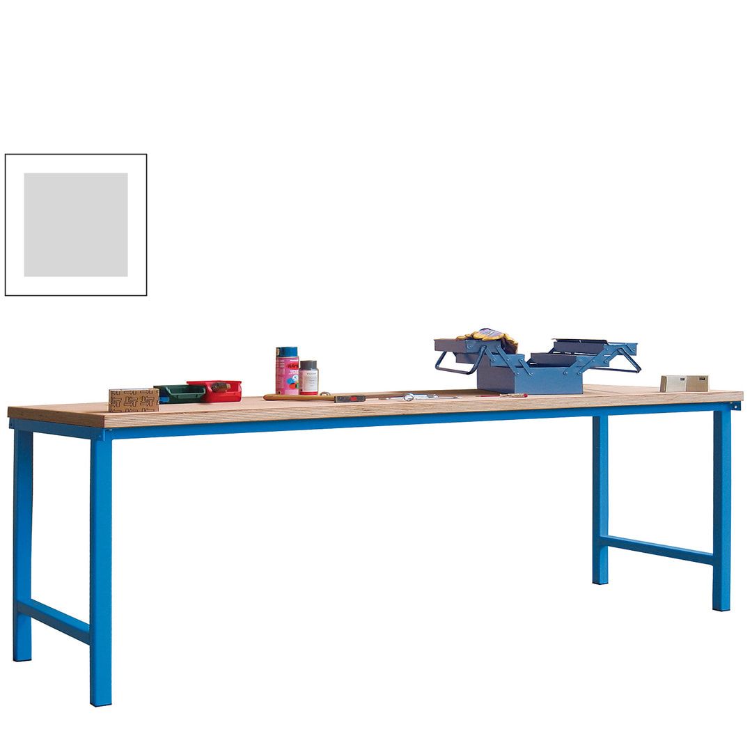 Werkbank - 900 x 2.000 x 700 mm (HxBxT) - Traglast 1.400 kg - anthrazitgrau