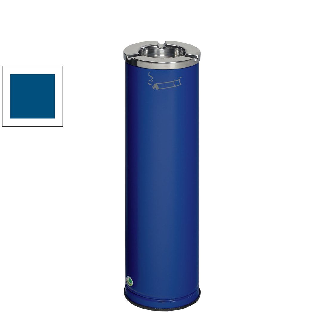 Standaschenbecher, Stehascher, Standascher, 660 mm Höhe, 200 mm Durchmesser, Aschenbecher, Ascher, Antik-silber