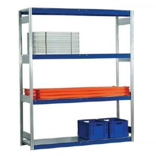 Weitspannregal EMIL - 2.000 x 2.010 x 400 mm (HxBxT) - Fachlast 400 kg - Anbauregal - Stahlfachböden - Lagerregal