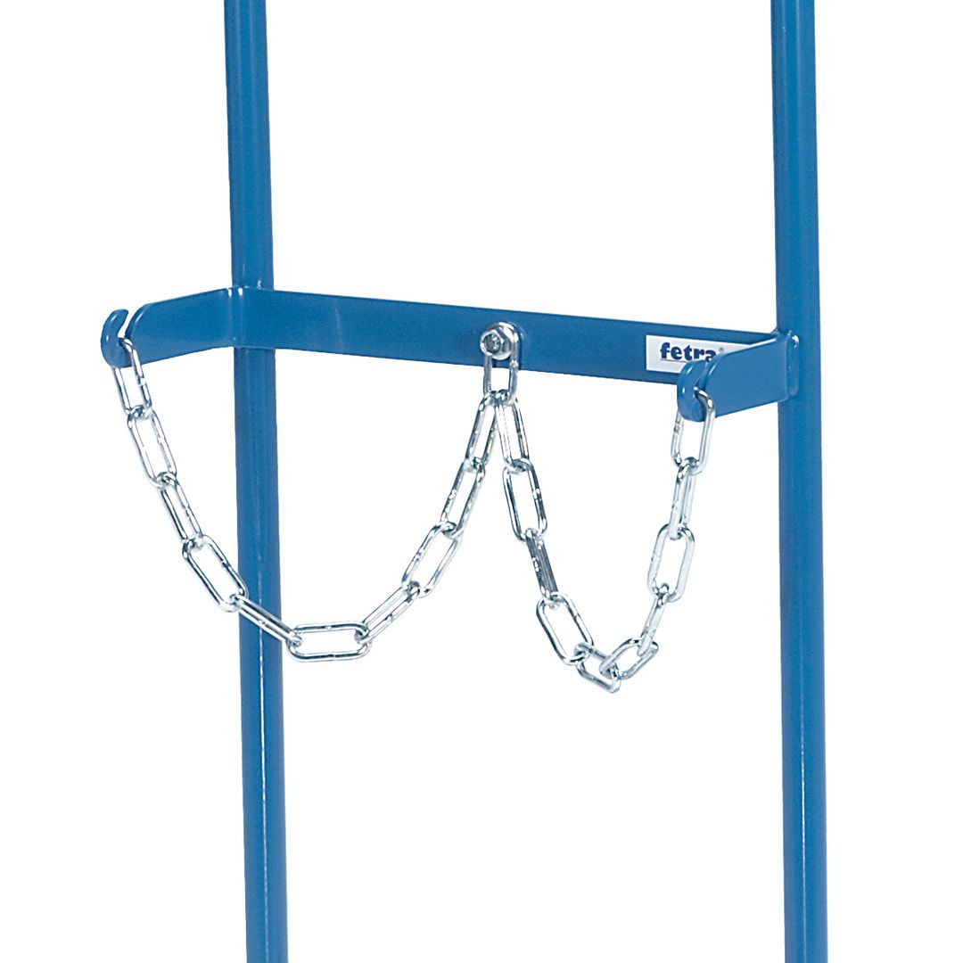 Fetra - Stahlflaschenkarre - 50 kg - für 2 Flaschen a 10 l - Vollgummi