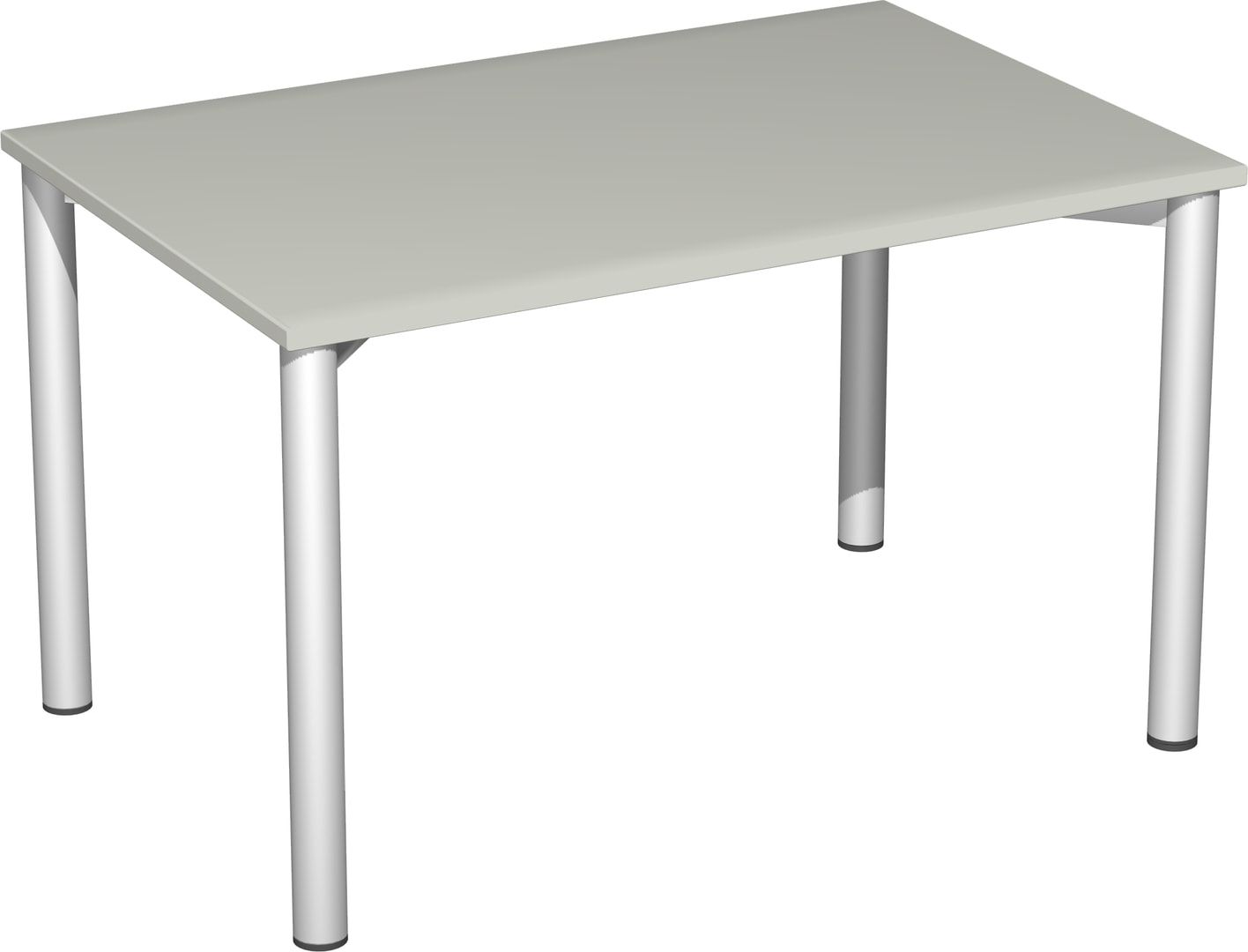 Schreibtisch - 4-Fuß Flex - Bürotisch - 720 x 1.200 x 600 mm (HxBxT) - Gestell anthrazit - Ahorn